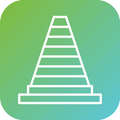 Traffic Cone Icon Style