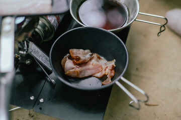 grilled chicken on a grill