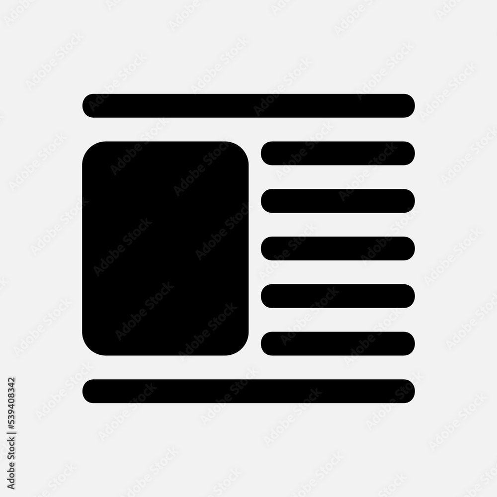 Wall mural layout icon in solid style, use for website mobile app presentation