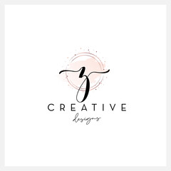 Handwriting letter Z logo, signature letter logo, suitable for business company.
