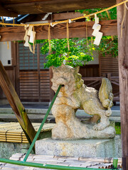 手向山八幡宮の手水舎