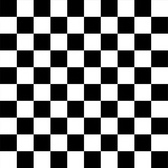 Fototapeta premium Abstract Vector Illustration seamless pattern black and white square