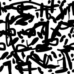 Leopard skin seamless pattern isolated on white background.