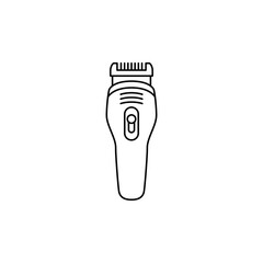 Shaver icon in line style icon, isolated on white background