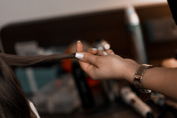 Obraz premium Hochzeitsvorbereitungen der Braut