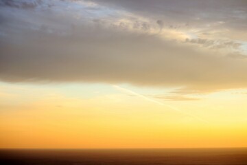 sunset over the sea