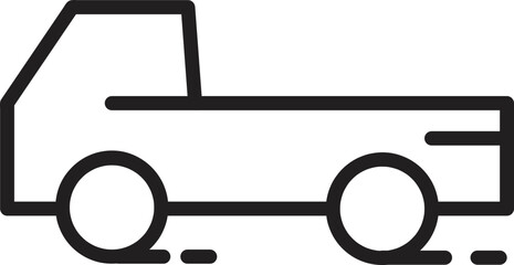 Car icon in different style vector illustration. vector icons designed in filled, outline, line and stroke style can be used for web, mobile, ui 