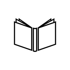 Book line icon. Book icon image