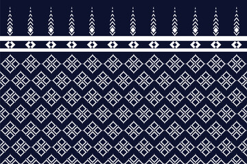 Abstract ethnic geometric pattern design for background or wallpaper, vector illustration.