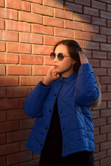 Obraz premium person with sunglasses