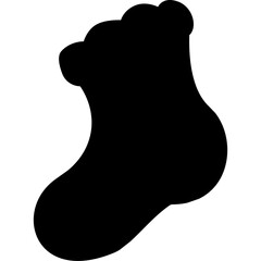 Christmas sock black