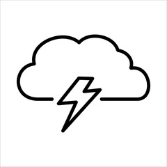 Storm Icon Logo Design Vector Template Illustration Sign And Symbol Pixels Perfect