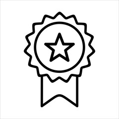 Medal, Award Icon Logo Design Vector Template Illustration Sign And Symbol