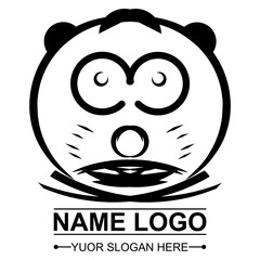 Black Vector Logo, You Can Change The Color As You Like. Isolated White Color