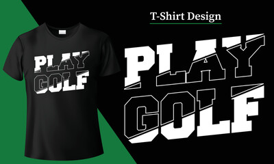 Golf t-shirt design vintage fashion disc club and vector ball. Typography golfing tee player sport course play green t shirts illustration competition win, background clothing hitting clothes & flag g