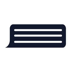 Speech bubble. Transparent PNG. Social Media.