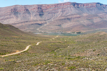 Grootrivier Pass as viewed from the Blinkberg Pass