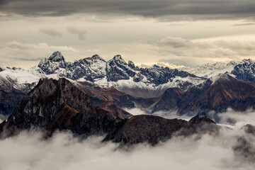 Die Oberstdorfer Alpen - Nebelhorn im Herbst