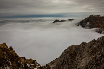 Die Oberstdorfer Alpen - Nebelhorn im Herbst
