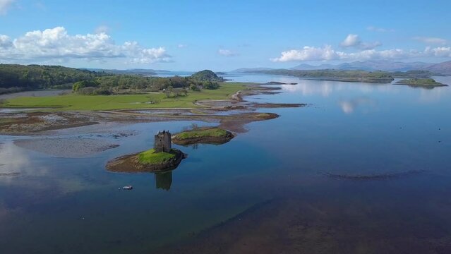 Castle Stalker on the west coast of Scotland 1