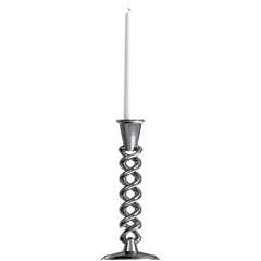 3d rendering illustration of a candle with twisted holder