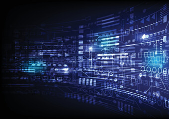 Obraz premium high tech background