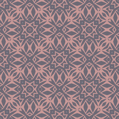 Abstract geometric pattern. A seamless background, vintage texture.	