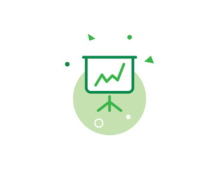 Presentation Chart Stroke Line Icon
