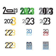 2023 new year logo design.