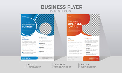 modern Business Flyer design template