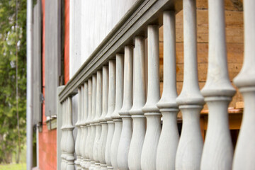 Detail of the facade of a building