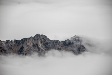 Die Oberstdorfer Alpen - Nebelhorn im Herbst - obrazy, fototapety, plakaty