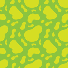 Abstract seamless pattern with nature shapes