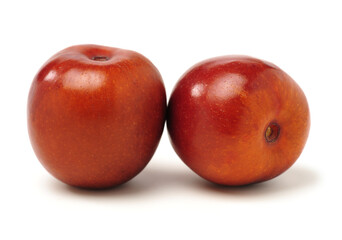 winter jujube on white background