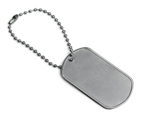 Blank Dog Tag