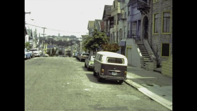 United States 1982, San Francisco city street view