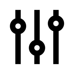 Volume Adjust Flat Vector Icon