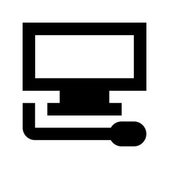 LCD Flat Vector Icon