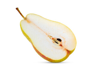 half of pears isolated on transperent png