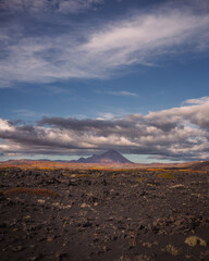 A volcano in Iceland