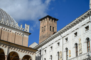 Fototapeta na wymiar Padua, Italy: Buildings in city centre. 