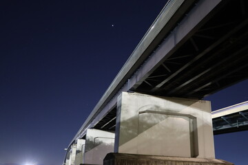 琵琶湖と琵琶湖大橋