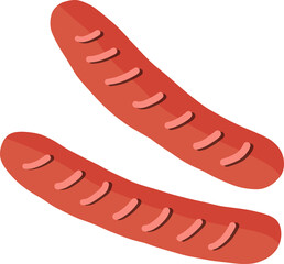 Sausage isolated transparent png