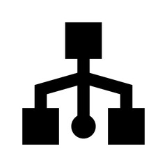 Sitemap Flat Vector Icon