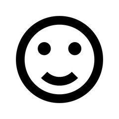 Smiley Flat Vector Icon
