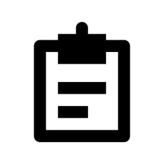 Clipboard Flat Vector Icon