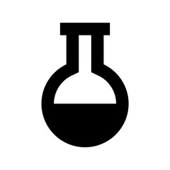 Volumetric Flask Flat Vector Icon