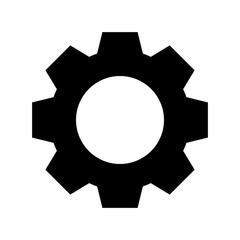 Gears Flat Vector Icon