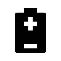 Obraz premium Mobile Battery Flat Vector Icon