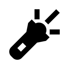 Torch Flat Vector Icon